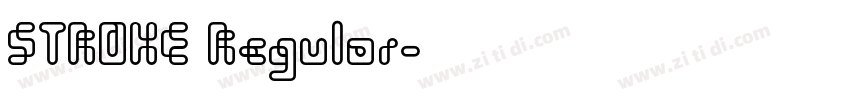 STROKE Regular字体转换